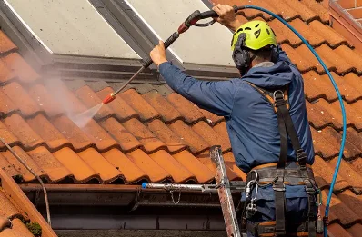 Démoussage et hydrofuge de toiture au Catelier