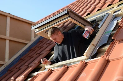 Pose de fenêtres de toit Velux au Catelier